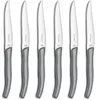 Lou Laguiole - 6 couteaux steak sky gris - 24x6.5x3 cm T.U