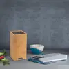 Sabatier Trompette Bloc universel - Bois clair & tiges spaghetti noires