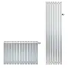 Thermor - Radiateur Chaleur douce Mythik vertical aluminium satiné 1250W - 460251