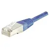 CUC - Cordon de raccordement - RJ-45 (M) pour RJ-45 (M) - 10 m - STP - CAT 6 - bleu