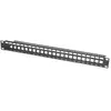 DEXLAN Panneau 1U 24 ports UTP keystone avec support cables
