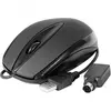 Souris optique noire USB et PS/2 - Dacomex - Filaire - Optique