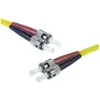 EXERTIS CONNECT Jarretière optique duplex 2.0 mm mono OS2 9/125 ST-UPC/ST-UPC...