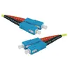 Jarretière optique duplex monomode 2mm OS2 SC-UPC/SC-UPC - 2 m