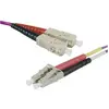 CUC Jarretière optique duplex 2.0 mm multi OM4 50/125 SC-UPC/LC-UPC...