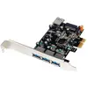 Carte contrôleur USB 3.0 PCI-Express 3 ports +1 int. +Low Profile
