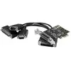 Carte PCI-Express 1X - 2xRS232 +1xParallele Low Profile