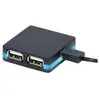 KONEKTIKPC MICRO HUB USB 2.0 4 PORTS A LED CORDON RETRACTABLE
