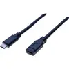 Fröhlich + walter Rallonge USB 3.1 Gen2 Type C-Type C - 1 mètre