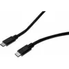 OEM Cordon USB 3.1 Gen2 Type-C / Type-C noir - 1 m