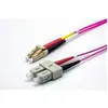 Jarretière optique duplex multimode 2mm OM4 SC-UPC/LC-UPC - 1 m