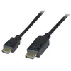 DP1.2 vers HDMI1.4 noir - 2m