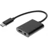 Adaptateur USB-C vers USB-C + Jack 3.5 mm