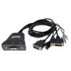 Dexlan 2 Port Dvi/usb/audio Kvm Switch In Cable