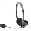 DACOMEX Casque-Micro Stéréo Ajustable USB noir