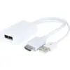 CONNECT 14 cm HDMI 1.4 vers DisplayPort 1.2 Passif Converter Blanc