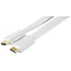 Dexlan Exertis Connect - Cordon hdmi high speed plat blanc 1m (128311)
