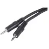 Generique Cordon Jack 3.5mm Noir m/m - 0,1m