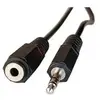 Rallonge audio - DEXLAN - Jack 3.5 mm mâle/femelle - 5 mètres - Noir - Câble audio