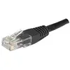 Cordon Patch RJ45 UTP CAT5e Noir - 0,15 M