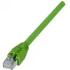 Cordon RJ45 catégorie 6A S/FTP LSOH PUR snagless vert - 1 m