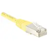 Dexlan Câble de raccordement CCA Cat6 RJ45 UTP 1 m - Jaune