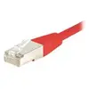 Dexlan CONNECT 0.15 m en cuivre/Aluminium RJ45 Cat. 5e F/UTP Patch Cord   Rouge
