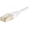 Dexlan Câble de raccordement FTP CCA Cat5e RJ45 Blanc 5 m