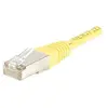 Dexlan Câble de raccordement FTP CCA Cat5e RJ45 Jaune 10 m