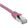CONNECT DEXLAN Cordon RJ45 catégorie 6A S/FTP LSOH snagless rose - 25 m