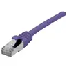 Inconnu CONNECT 7.50 m Full Cuivre RJ45 Cat. 6 A S/FTP LSZH Snagless Patch Cord   Violet