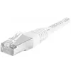 DEXLAN Cordon RJ45 CAT 6A S/FTP - 15m / Blanc - DEX-858368