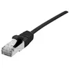 Fröhlich + walter Cordon Patch Blindé Rj45 Fin Noir 0.5m Cat 6a S/ftp Lsoh Sng