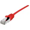 Fröhlich + walter Cordon Patch Blindé Rj45 Fin Rouge 1m Cat 6a S/ftp Lsoh Sng