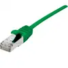 Fröhlich + walter Cordon Patch Blindé Rj45 Fin Vert 10m Cat 6a S/ftp Lsoh Sng