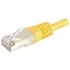 Connect Câble Réseau - DEXLAN - Cordon RJ45 F/UTP CAT 6a Jaune - 1,00m 859563