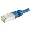 CONNECT 25 m Full Cuivre RJ45 Cat. 6 a Cordon Patch F/UTP   Bleu