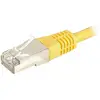 CONNECT 25 m Full Cuivre RJ45 Cat. 6 a Cordon Patch F/UTP   Jaune