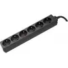 Exertis Connect - Multiprise 6 prises noires ss inter (DEX-808548)