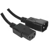 EXERTIS CONNECT Dexlan Rallonge électrique secteur pour moniteur/onduleur 1.8 m Noir