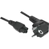 Cordon D'alimentation Tripolaire Pour Pc Portable Noir-50 M
