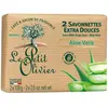 Le Petit Olivier - 2 Savonnettes Extra Douces - Aloe Vera 2 x 100g
