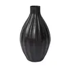 Sia Deco Vase décoratif en fer noir H37