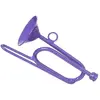 Sia Deco Suspension de noël décorative trompette en fer violet L10