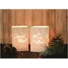 GRAINE CREATIVE Photophore Papier Joyeux Noel