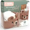 Graine Creative Kit 2 corbeilles oursons en crochet