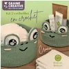 Graine Creative Kit 2 corbeilles grenouilles en crochet