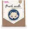 Graine Créative Kit de broderie Punch needle Renard 23 x 26 cm - Multicolore
