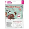 GRAINE CREATIVE Kit Plastique Dingue 7 Suspensions Noel