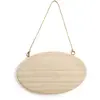 Graine Creative on a tous du talent Plaque de porte ovale avec cordelette 14,5 cm